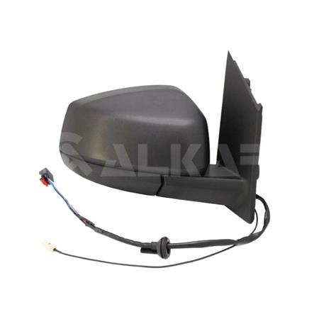 Right Wing Mirror (Electric, Heated, AM/FM Aerial, Black Textured Cover) for Volkswagen CADDY V Van/MPV 2020 Onwards