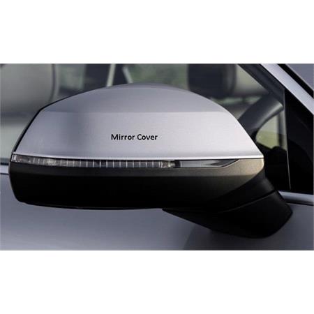 Right Wing Mirror Cover (primed, for models with Blind Spot Warning) for Audi Q7, 2015 Onwards