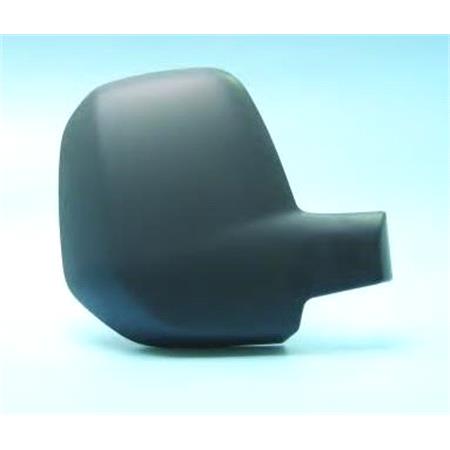 Right Wing Mirror Cover (black, grained) for Citroen BERLINGO,  2008 2012