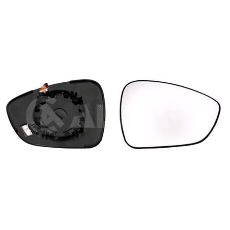 Right Wing Mirror Glass (heated) and Holder for Vauxhall Crossland X 2017 Onwards
