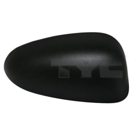 Right Wing Mirror Cover (Black, Grained) for Ford KA, 2009 2015