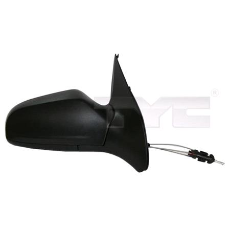 Right Wing Mirror (manual, black cover) for Opel ASTRA H Estate, 2004 2009