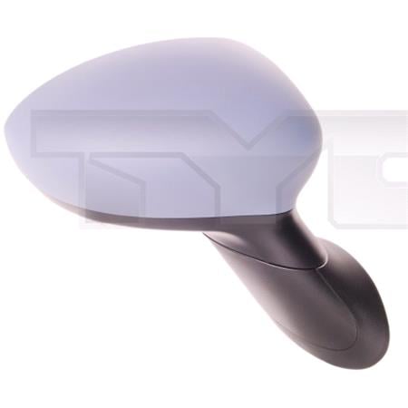 Right Wing Mirror (electric, not heated, primed cover) for FIAT 500, 2007 Onwards