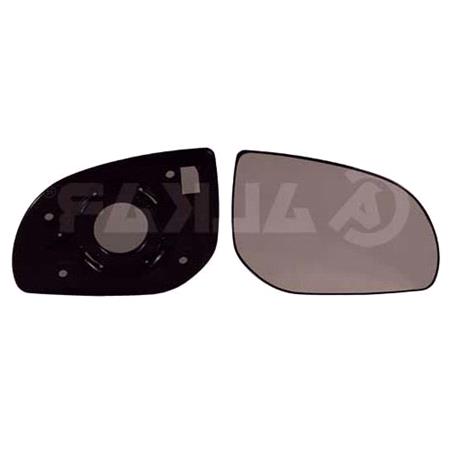 Right Wing Mirror Glass (not heated) and Holder for Hyundai i20, 2008 2012