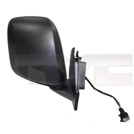 Right Wing Mirror (electric, heated, black cover) for Nissan NV200 Bus 2010 Onwards