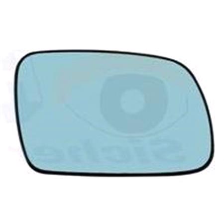 Right Blue Mirror Glass (not heated) & Holder for Citroen XSARA Coupe 2001 2005