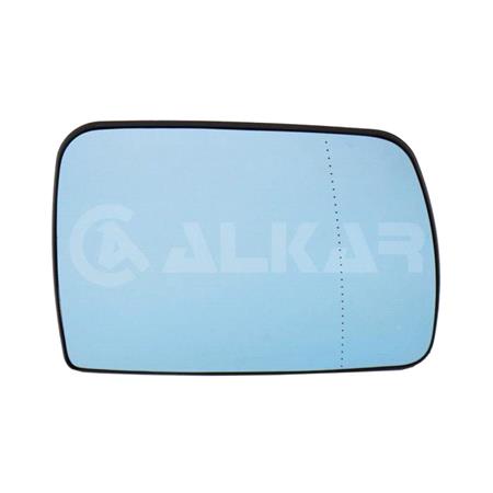 Right Blue Wing Mirror Glass (heated) and Holder for BMW X5, 2000 2006