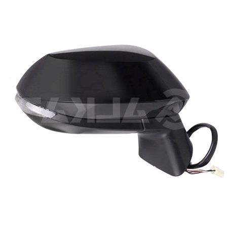 Right Wing Mirror (electric, heated, indicator, primed cover) for TOYOTA COROLLA Saloon, 2019 Onwards
