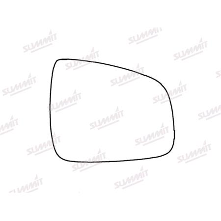 Right Stick On Wing Mirror Glass for Renault SANDERO, 2007 2012
