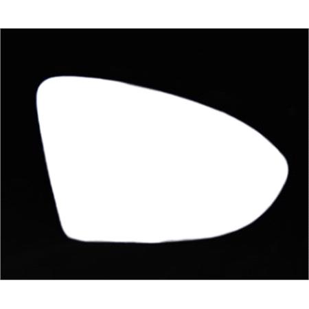 Right Stick On Wing Mirror glass for Volkswagen GOLF VII 2012 Onwards