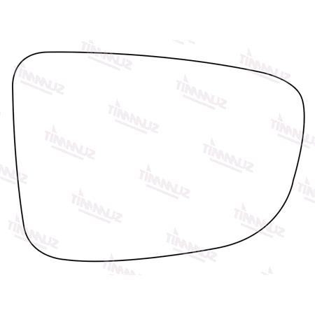 Right Stick On Wing Mirror Glass for MAZDA 6 Saloon (GJ, GH), 2012 2017