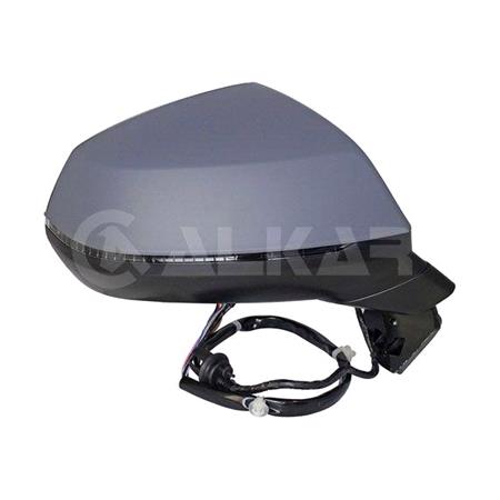 Right Wing Mirror (electric, heated, indicator, primed cover, power folding, MEMORY) for Audi Q7 2015 Onwards