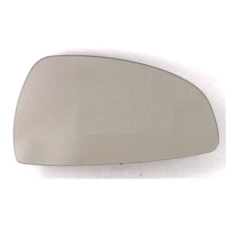 Right Wing Mirror Glass (heated) for Audi TT, 2006 2014