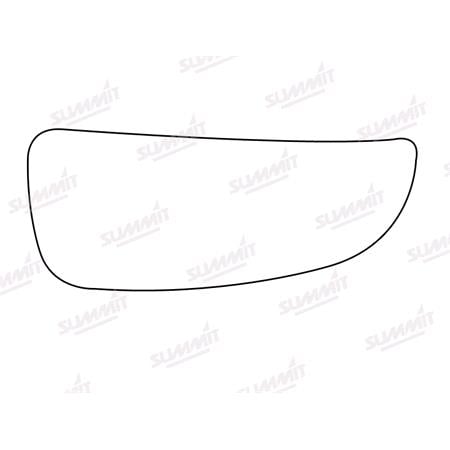 Right Stick On Blind Spot Wing Mirror Glass for Citroen RELAY Van, 2006 Onwards