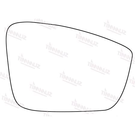 Right Stick On Mirror Glass for Seat Mii 2011 Onwards