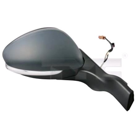 Right Wing Mirror (electric, heated, indicator) for Peugeot 208 2012 Onwards