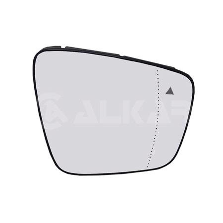 Right Wing Mirror Glass (heated, with blind spot warning lamp) for Renault KANGOO III MPV 2021 Onwards
