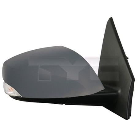 Right Wing Mirror (electrical, indicator, heated, primed cover) for RENAULT LAGUNA III (BT0/1), 2007 2015