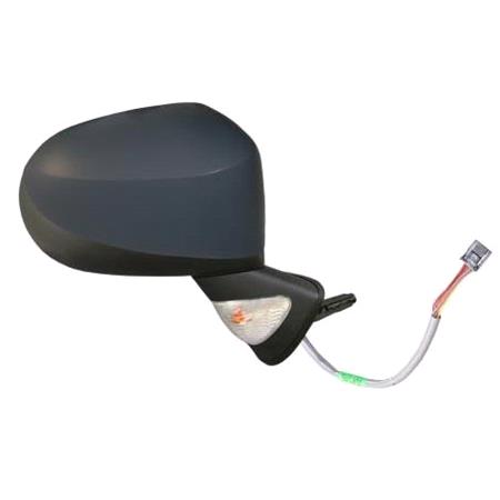 Right Wing Mirror (electric, heated, clear indicator, primed cover) for Renault Grand Modus, 2008 2012