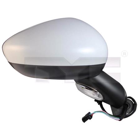 Right Wing Mirror (electric, comes without indicator) for Citroen DS3, 2010 Onwards