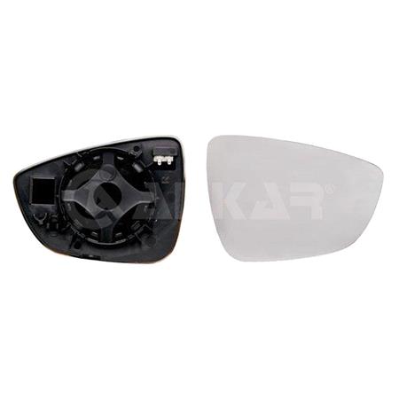 Right Wing Mirror Glass (heated, without blind spot warning) and Holder for Ford Focus Saloon, 2018 Onwards