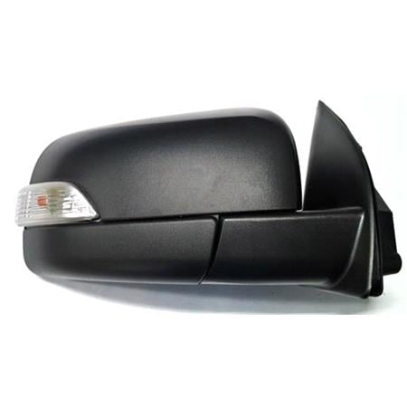 Right Wing Mirror (electric, indicator, black cover, without puddle lamp) for Ford RANGER 2011 Onwards