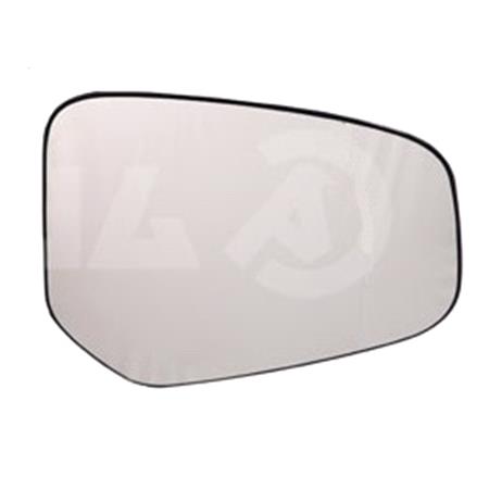 Right Stick On Wing Mirror glass for Ford TRANSIT COURIER Kombi 2014 Onwards