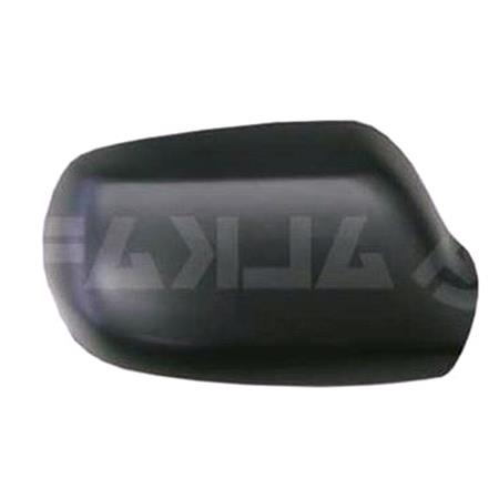 Right Wing Mirror Cover (black, grained) for MAZDA 3 Saloon, 2004 2009