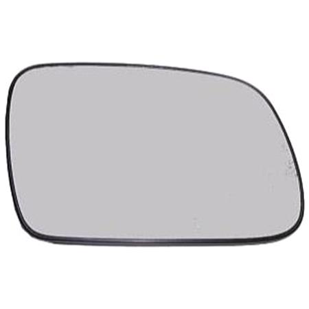 Right Wing Mirror Glass (heated) and Holder for Peugeot 407 2004 2010