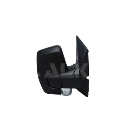 Right Wing Mirror (manual, indicator, black cover) for Ford TRANSIT CUSTOM Kombi 2018 2023