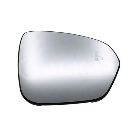 Right Wing Mirror Glass (heated, with blind spot indicator lamp) for Dacia DUSTER 2017 Onwards