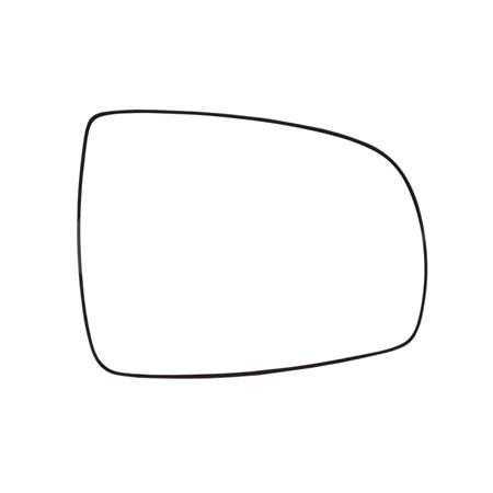 Right Wing Mirror Glass (not heated) for Nissan NOTE, 2006 2013