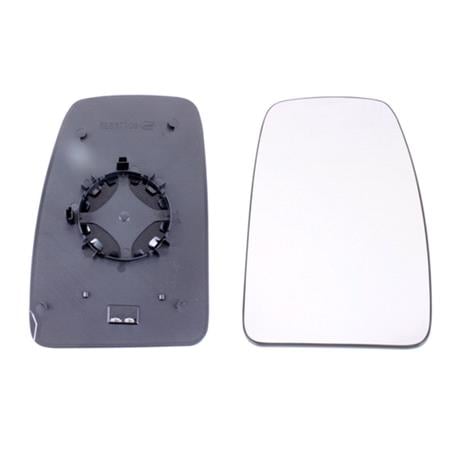 Right Wing Mirror Glass (heated) and Holder for VAUXHALL MOVANO Mk II Flatbed, 2010 Onwards