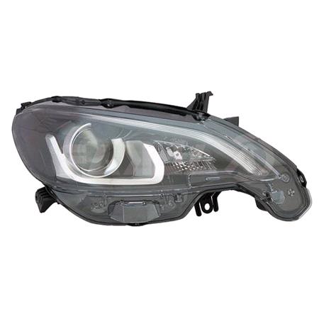 Right Headlamp (Halogen, Takes HIR Bulb, Original Equipment) for Peugeot 108 2014 on