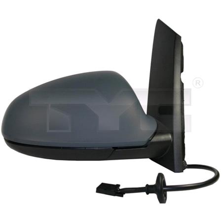 Right Wing Mirror (electric, heated, primed cover) for Opel ASTRA J Estate, 2010 2017