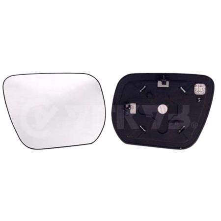 Right Wing Mirror Glass (heated) and Holder for SUZUKI GRAND VITARA, 2005 2009