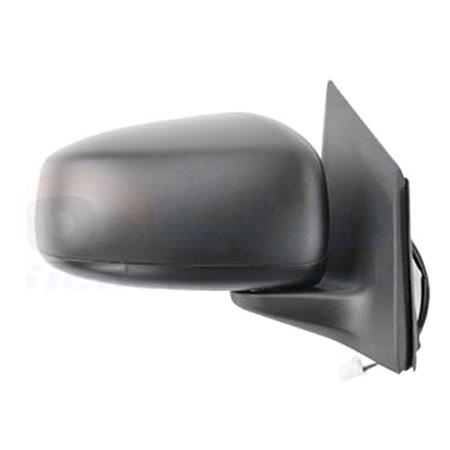 Right Wing Mirror (electric, not heated, primed cover, WITHOUT indicator) for Mitsubishi MIRAGE Hatchback 2012 Onwards