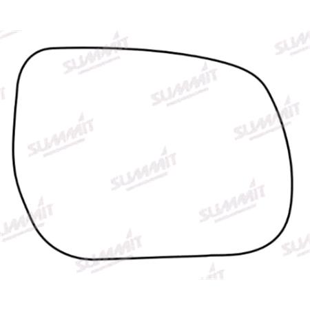 Right Stick On Wing Mirror Glass for Daihatsu TERIOS 2005 Onwards