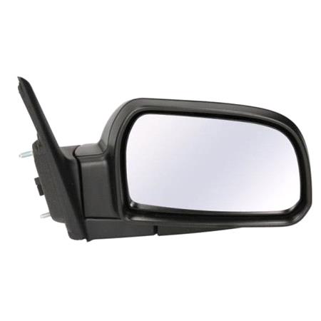 Right Wing Mirror (electric, heated, black cover) for Hyundai TUCSON, 2004 2010