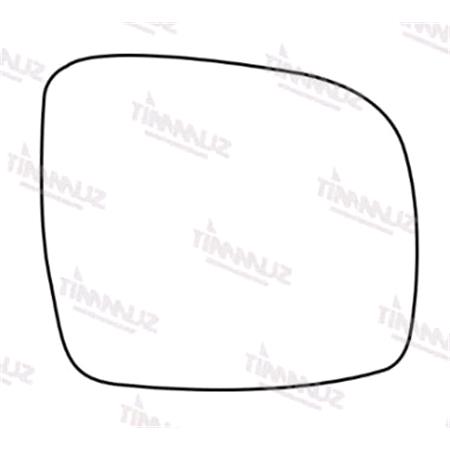 Right Stick On Wing Mirror Glass for Chrysler VOYAGER IV 2007 Onwards