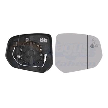 Right Wing Mirror Glass (heated, blind spot warning lamp) for Ford TOURNEO CONNECT 2018 2021