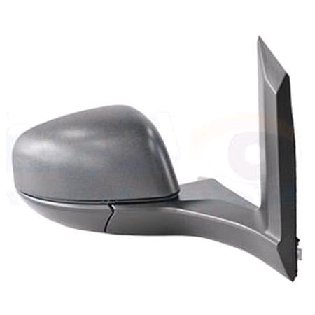 Right Wing Mirror (manual, black cover) for Ford TRANSIT CONNECT Box 2018 2021