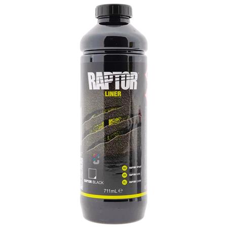 RAPTOR Bedliner and Protective Coating Kit   Black   1 Litre