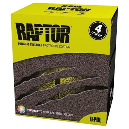 Raptor Spray On Liner Kit   Black   4 Litre