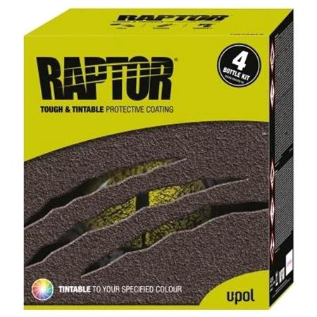 Raptor Spray On Liner Kit   Tintable   4 Litre