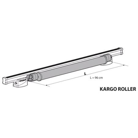 Kargo Roller Kit For Black Steel Nordrive Roof Bars   96 cm