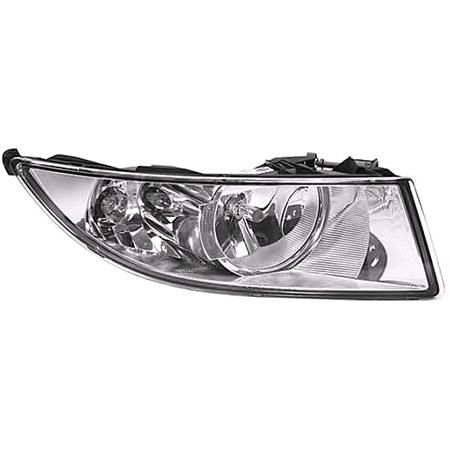 Right Front Fog Lamp (Takes H8 Bulb, With Chrome Bezel) for Skoda Fabia  2010 on