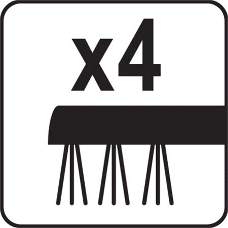 WIRE BRUSH 4 ROWS