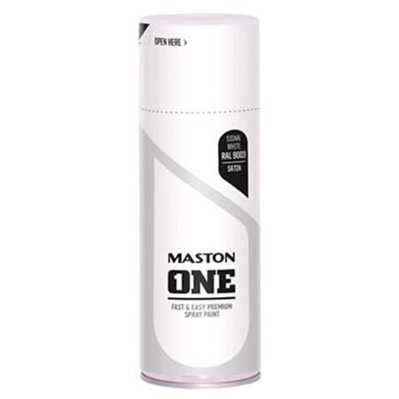 Maston One Satin Signal White 400ml   1109003S EU 