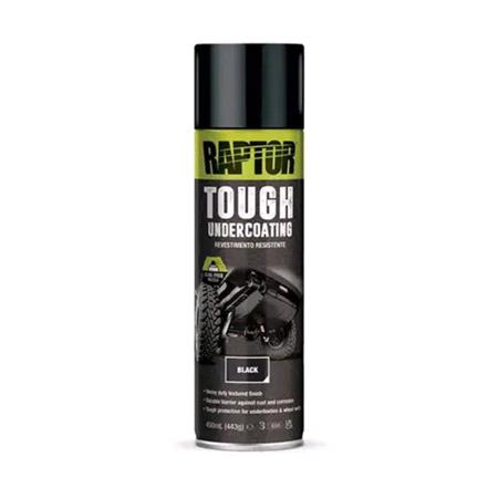 RAPTOR Tough Undercoating Aerosol   Black   450ml